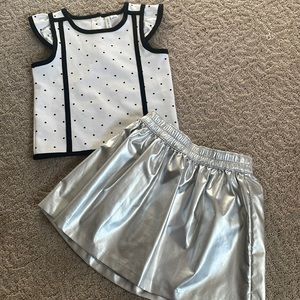 Janie and Jack skirt and top